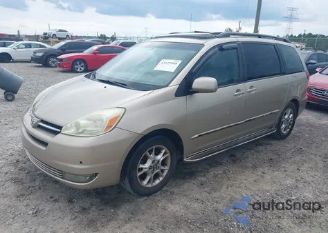 2004 Toyota Sienna Xle Limited из США, поврежденный, VIN 5TDZA22C44S145648